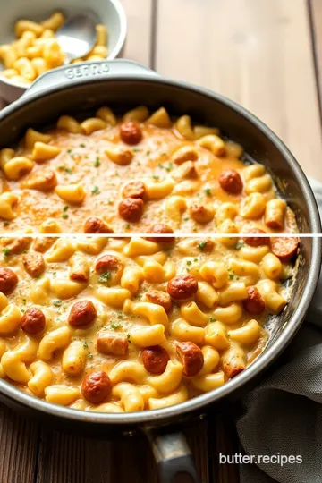 Bake Italian Mac and Cheese with Sausage steps