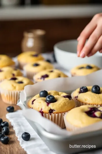 Lemon Blueberry Muffins Delight steps