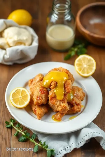 Fried Chicken Lemon Butter Delight ingredients