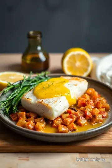 Pan-Seared Cod with Zesty Lemon Butter presentation