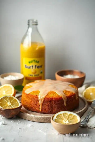 Bake Lemon Ricotta Cake with Sweet Glaze ingredients