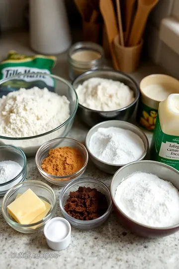 Vegan Chocolate Cake ingredients