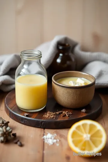 Lemon Vanilla Posset ingredients