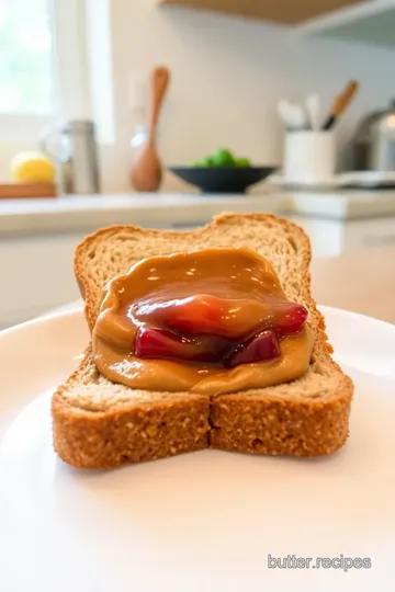 Grainy Peanut Butter & Jelly Sandwich steps