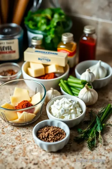 Cajun Garlic Butter ingredients