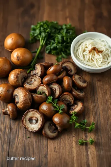 Mushroom Bliss Sauté ingredients