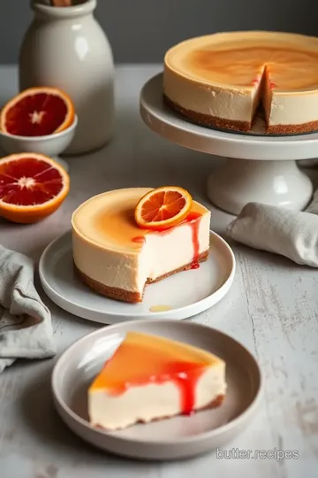 No Bake Blood Orange Cheesecake Delight steps