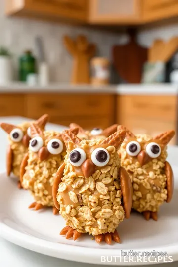 Peanut Butter Owls steps