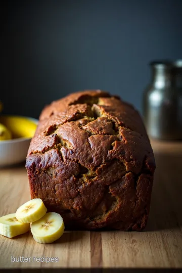 Nutty Brown Butter Banana Bread presentation