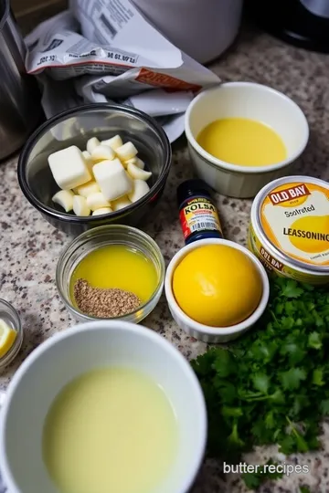 Old Bay Garlic Butter ingredients