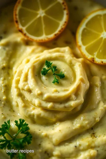 Old Bay Garlic Butter presentation