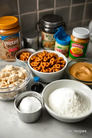 Peanut Butter Pretzel Bites ingredients