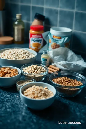 Peanut Butter Protein Powder Energy Bites ingredients