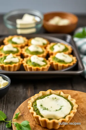 Bake Pesto Tarts with Creamy Boursin Cheese steps