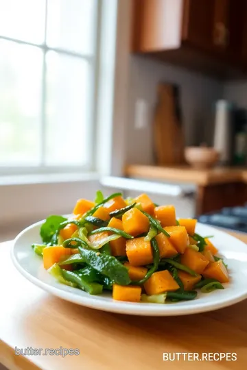 Butternut Squash and Cabbage Stir-Fry steps