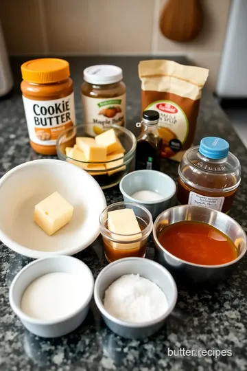 Cookie Butter Syrup ingredients