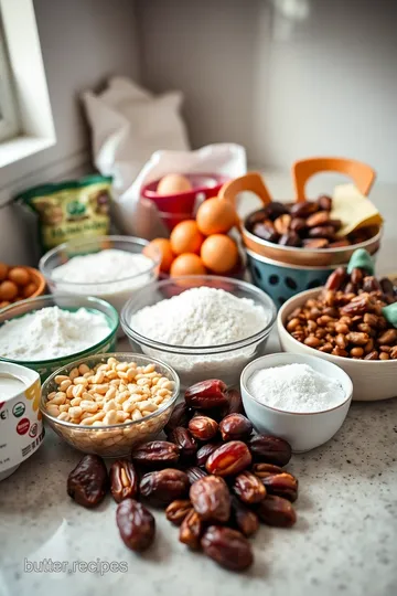 Quick & Delightful Gnut-Date Bake ingredients