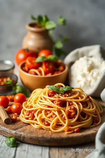 Quick Spaghetti Puttanesca: 20-Minute Meal ingredients