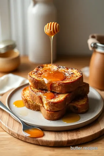 Quick French Toast with Honey Drizzle steps