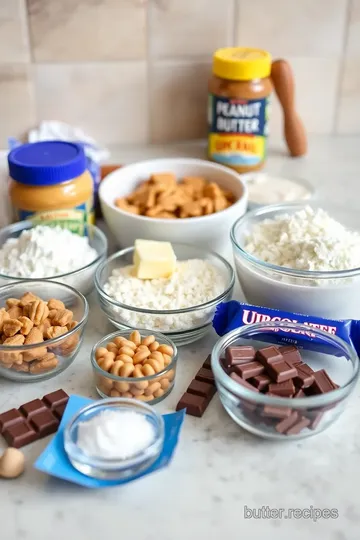 Homemade Peanut Butter Candies ingredients