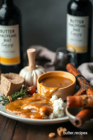 Quick Savory Gravy with Wine Magic ingredients