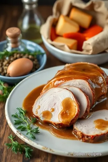 Pork Loin Roast with Rich Gravy ingredients