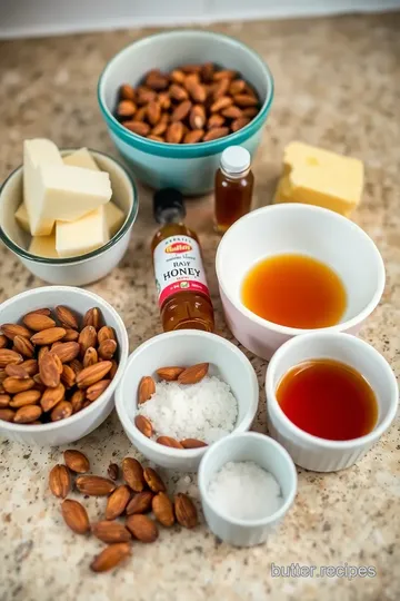 Honey Butter Almonds Recipe ingredients