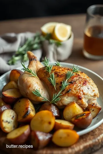 Rosemary Lemon Chicken & Potatoes Delight presentation