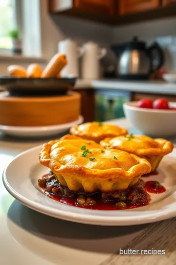 Savory Beef and Onion Pies with Pomegranate Molasses steps