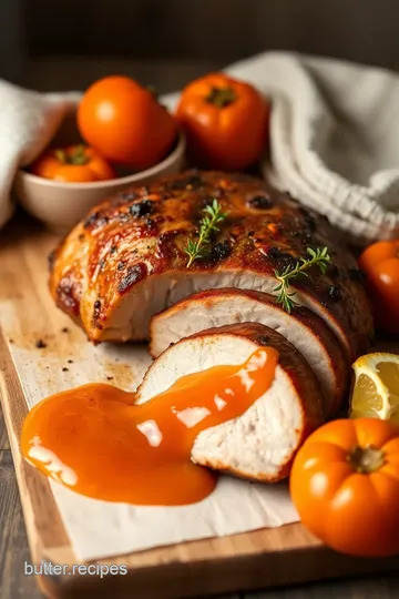 Roasted Pork Loin with Sweet Persimmon Sauce ingredients