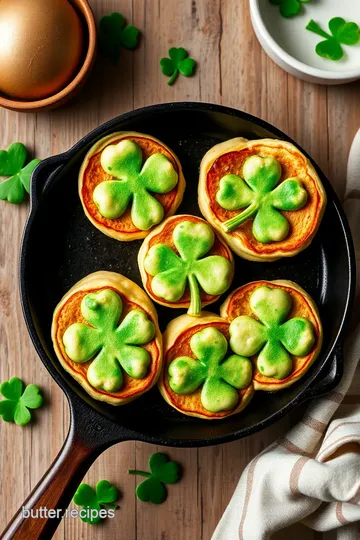 Shamrock Pancakes Recipe for St. Patrick s Day steps