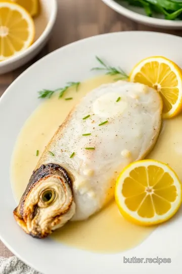 Quick Sole Meunière with Lemon Butter Sauce presentation