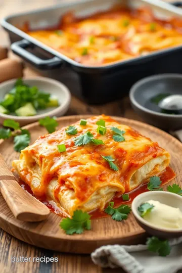 Spicy Cheesy Enchilada Cornbread Bake presentation