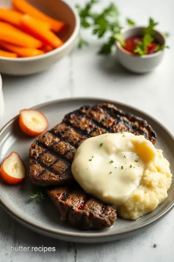 Grilled Ribeye Steak with Creamy Polenta ingredients