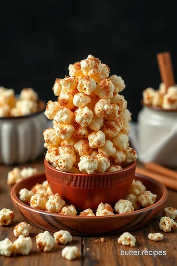 Sweet Cinnamon Popcorn Delight presentation