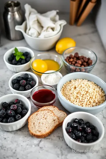 Blackberry Jam and Peanut Butter Swirl Toast ingredients