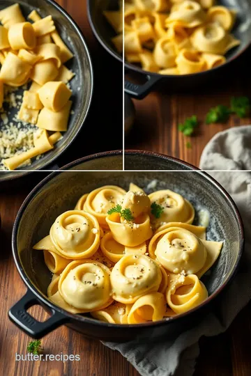 Tossed Tortelloni with Creamy Tomato Sauce steps