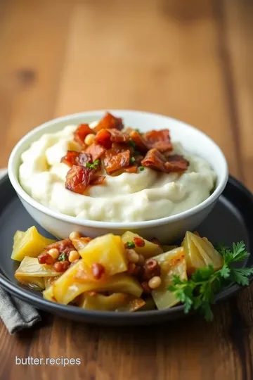 Ultimate Bacon & Cabbage Potato Mash presentation