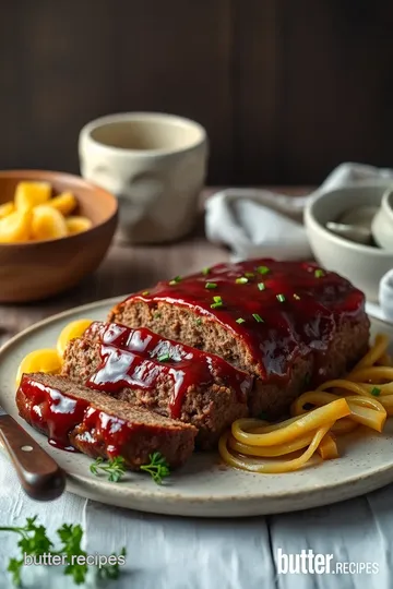 Ultimate Savory Meatloaf Delight presentation