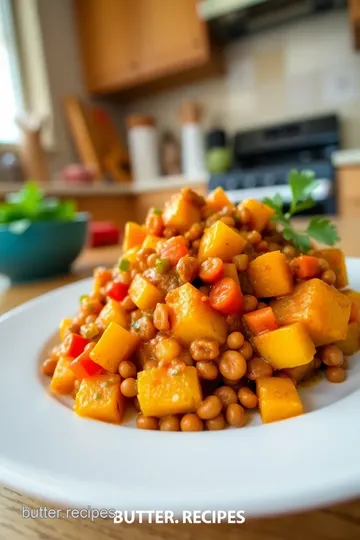 Simmered Lentil Butternut Squash Chili Delight steps