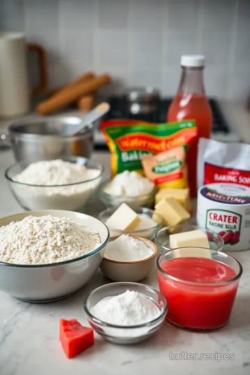 Watermelon Layer Cake Recipe ingredients