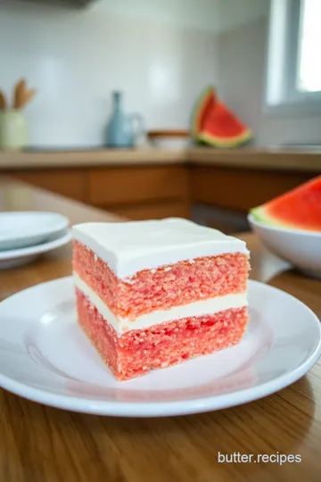 Watermelon Layer Cake Recipe steps