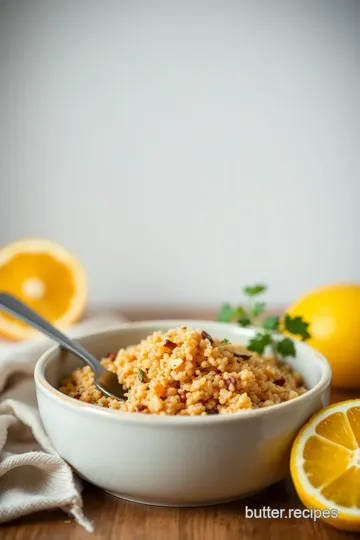 Whimsical Citrus Quinoa Bowl ingredients