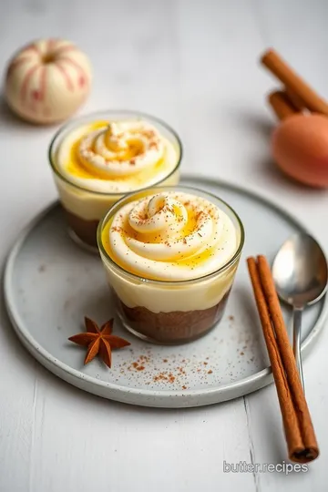 Whipped Egg Delight with Cinnamon Magic presentation