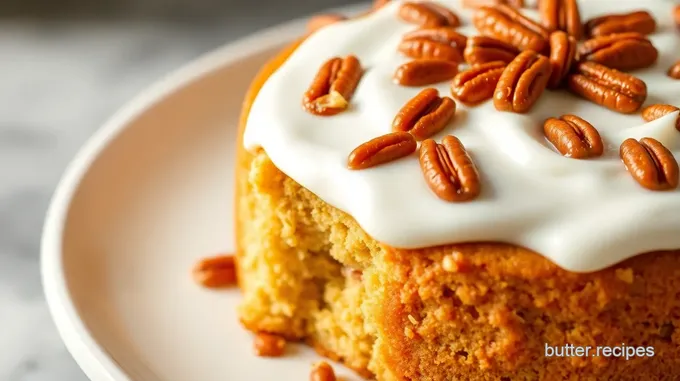 Butter Pecan Praline Poke Cake